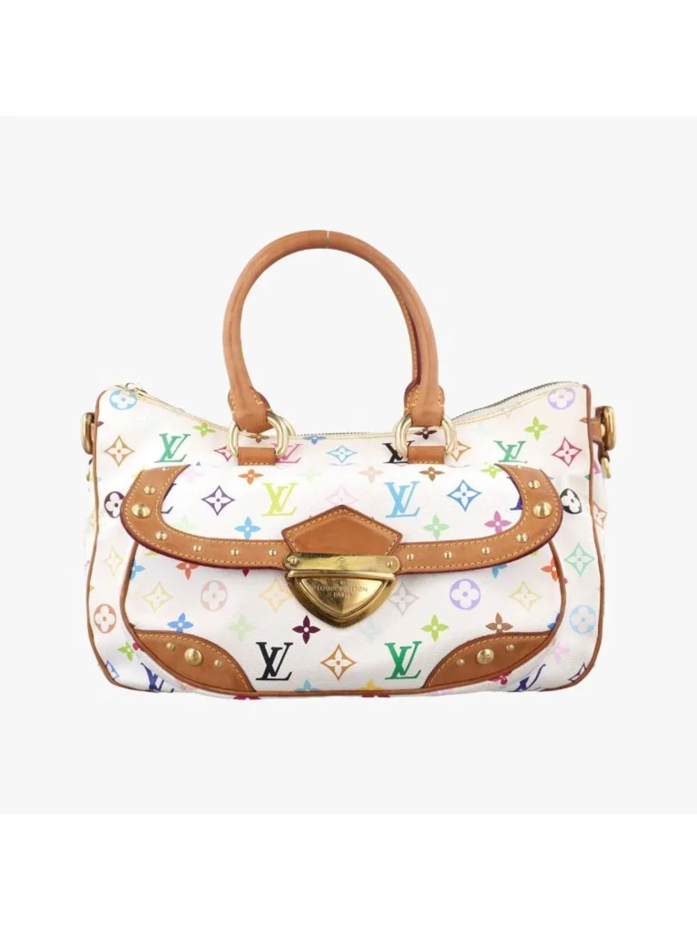 Louis Vuitton Rita Blanc Monogram Multicolor Handbag